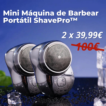 Mini Máquina de Barbear Portátil ShavePro™ - (LIQUIDAÇÃO POR ENCERRAMENTO)