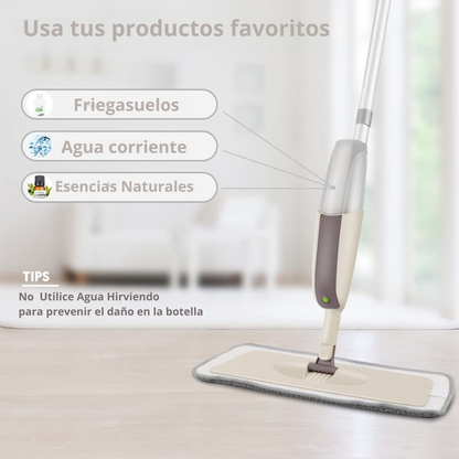 Mopa de Microfibra™- com névoa de pulverização (Liquidação de Encerramento)